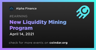 New Liquidity Mining Program