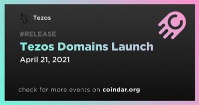 Tezos Domains Launch