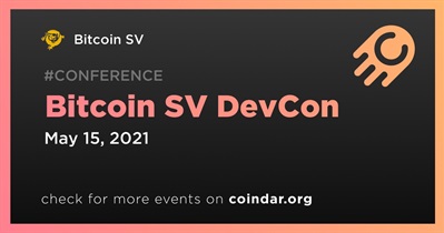 Bitcoin SV DevCon