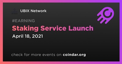 Staking Service Launch