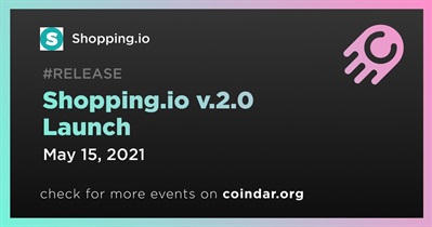 Shopping.io v.2.0 Launch