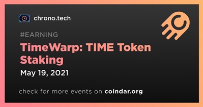 TimeWarp: Replanteo de tokens TIME