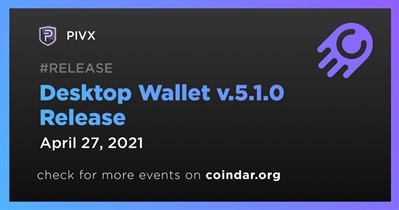 Desktop Wallet v.5.1.0 Release