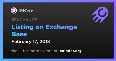 Listing on Exchange Base