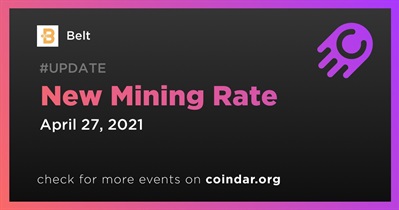 New Mining Rate