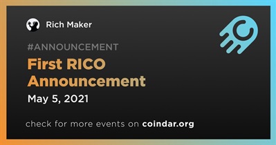 First RICO Announcement