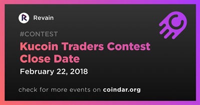 Data de encerramento do concurso Kucoin Traders