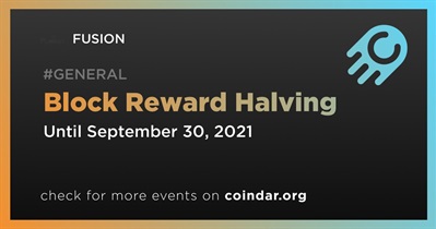 Block Reward Halving