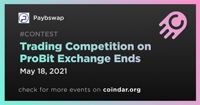Trading Competition on ProBit Exchange Ends