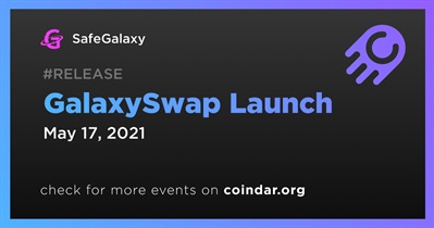 GalaxySwap Launch