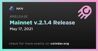 主网 v.2.1.4 发布