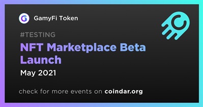 Lançamento Beta do NFT Marketplace