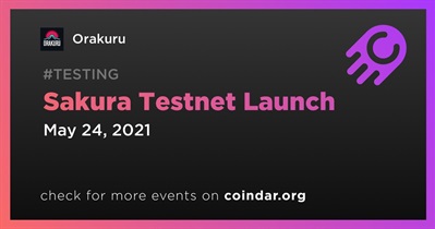 Lançamento do Sakura Testnet