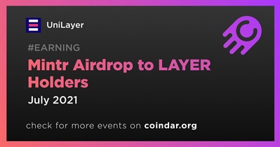Mintr Airdrop sa LAYER Holders
