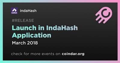Launch in IndaHash Application