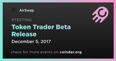 Token Trader Beta Release