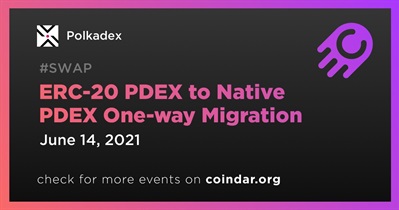 ERC-20 PDEX to Native PDEX One-way Migration