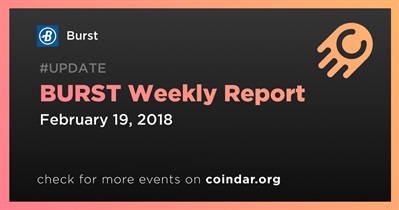 BURST Weekly Report