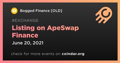 Listing on ApeSwap Finance