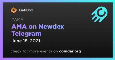 Newdex Telegram पर AMA