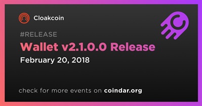 Lanzamiento de Wallet v2.1.0.0