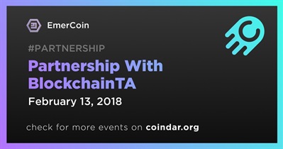 Partnership With BlockchainTA