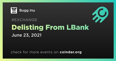 Delisting From LBank