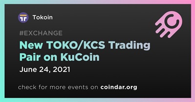 New TOKO/KCS Trading Pair on KuCoin