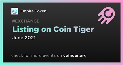 Listing on Coin Tiger