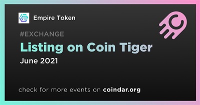 Lên danh sách tại Coin Tiger