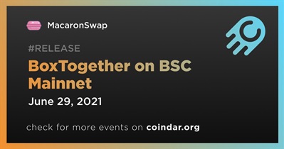 BoxTogether sa BSC Mainnet