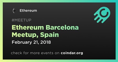 Reunión de Ethereum Barcelona, España