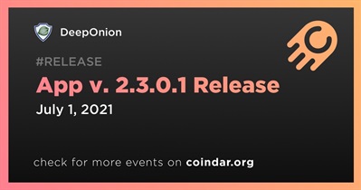 Versión de la aplicación v. 2.3.0.1