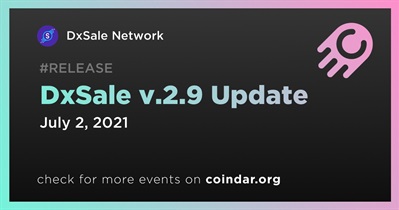 DxSale v.2.9 Update