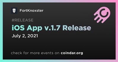 iOS App v.1.7 Release
