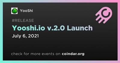 Lanzamiento de Yooshi.io v.2.0