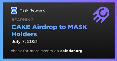 CAKE Airdrop to MASK Holders