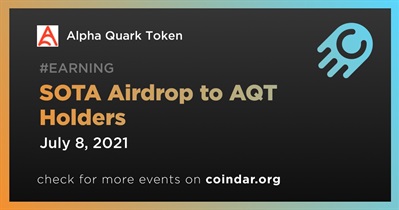 SOTA Airdrop para detentores de AQT