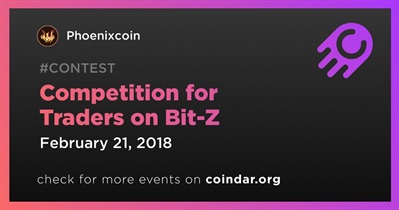Competition for Traders on Bit-Z