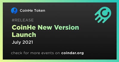 CoinHe New Version Launch