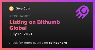 Bithumb Global पर लिस्टिंग