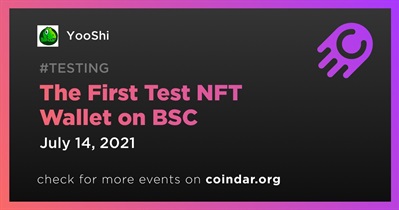 BSC 上第一个测试 NFT 钱包