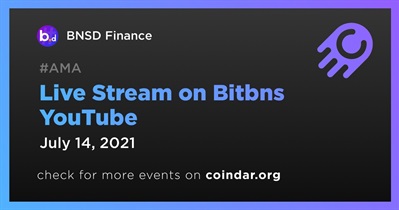 Live Stream en Bitbns YouTube