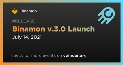 Binamon v.3.0 Launch