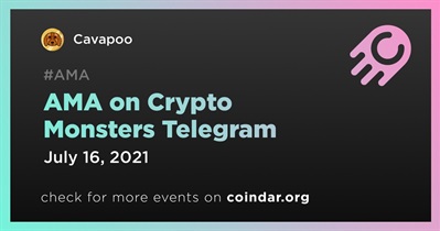 Crypto Monsters Telegram'deki AMA etkinliği