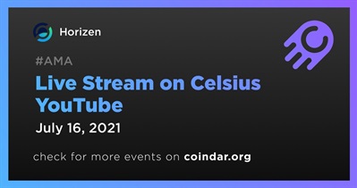 Live Stream on Celsius YouTube
