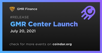 GMR Center Launch