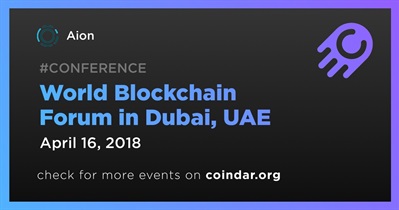 World Blockchain Forum sa Dubai, UAE
