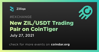 New ZIL/USDT Trading Pair on CoinTiger