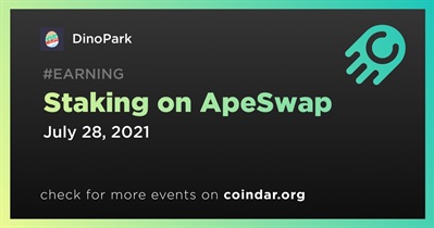 Staking on ApeSwap